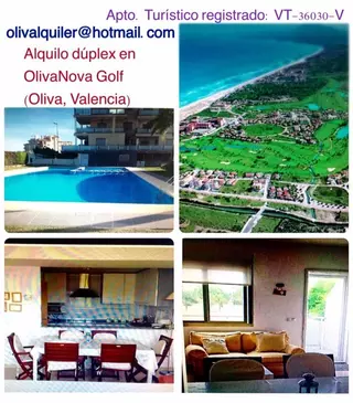 Alquilo dúplex en Oliva Nova G